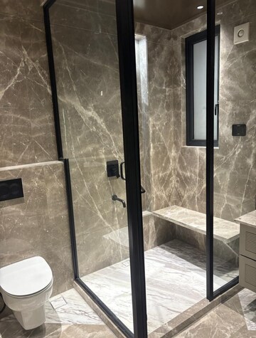 Bathroom in 4 BHK Builder Floor at Greater Kailash I – for Rent