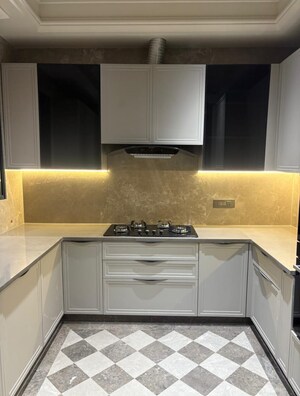 Kitchen in 4 BHK Builder Floor at Greater Kailash I – for Rent