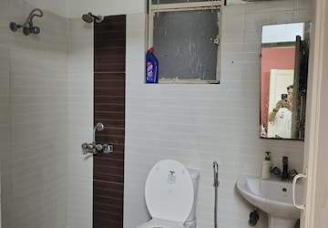 Bathroom in 2 BHK Builder Floor at Khirki Extension – for Rent