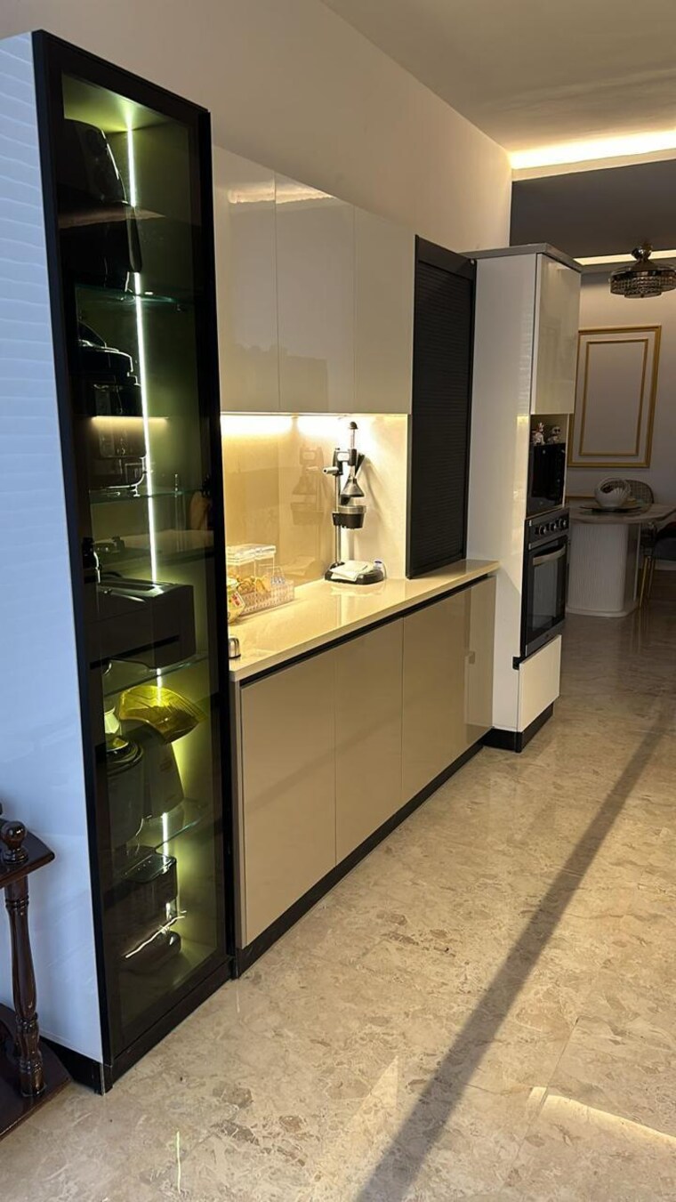 Kitchen, trishla-city 3 Bedroom 2048 Sq.Ft. Apartment In Patiala Road Zirakpur 9339275