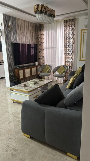 Living Room in 3 BHK Apartment at Trishla City, Patiala Road – for Sale