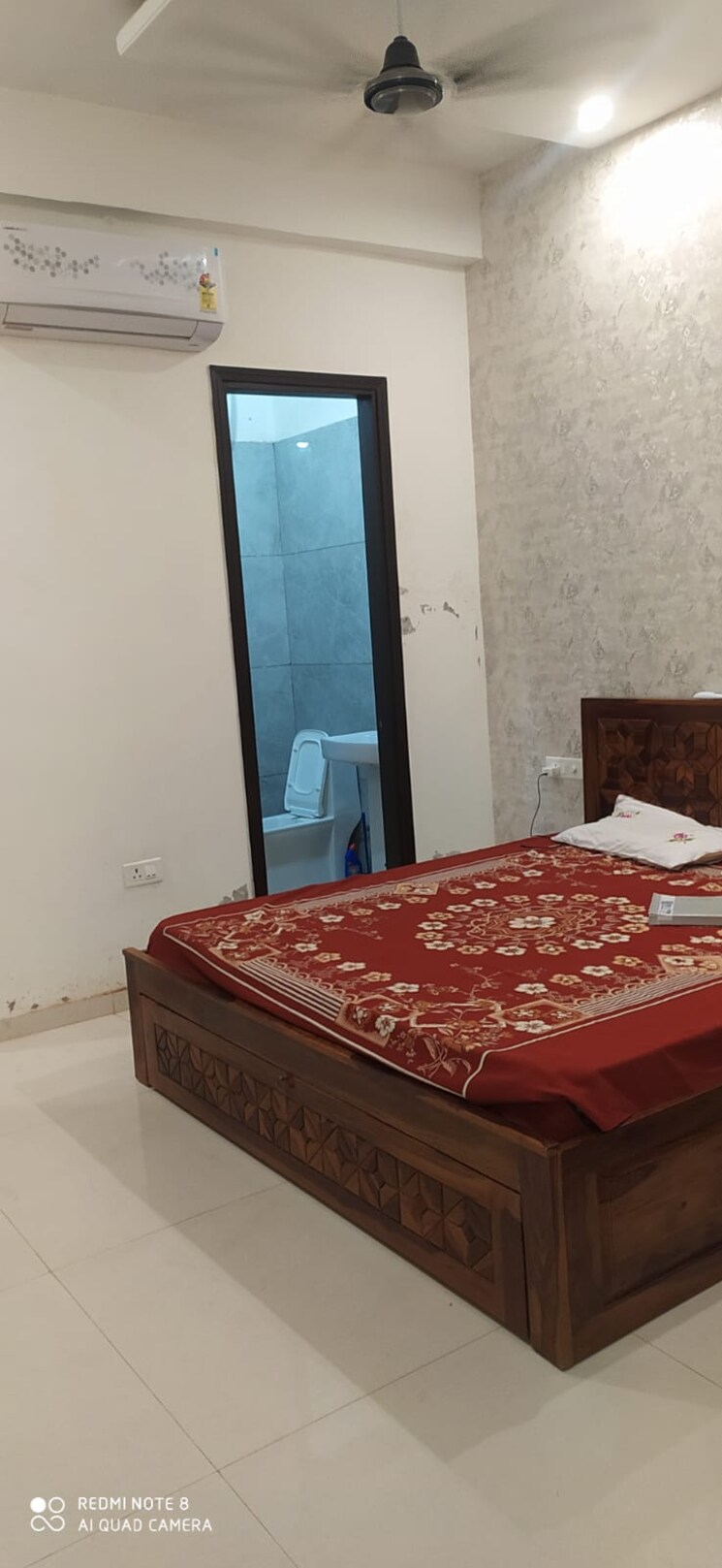 Bedroom, gomti-homes 3 Bedroom 1350 Sq.Ft. Apartment In Nabha Zirakpur 9339363