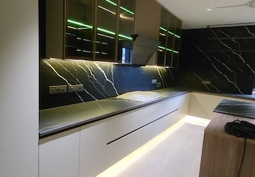 Kitchen in 5 BHK Builder Floor at Sushant Lok I – for Rent