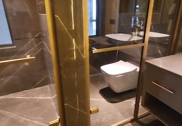 Bathroom in 5 BHK Builder Floor at Sushant Lok I – for Rent