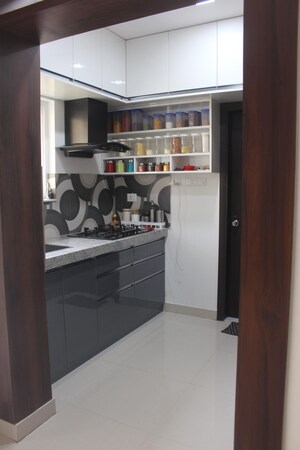 Kitchen in 3 BHK Apartment at Greenmark Mayfair Apartments, Tellapur – for Rent