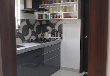 Kitchen in 3 BHK Apartment at Greenmark Mayfair Apartments, Tellapur – for Rent
