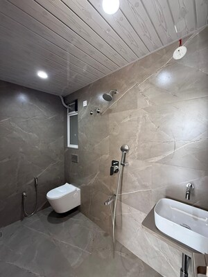 Bathroom in 3 BHK Apartment at Seawoods – for Rent