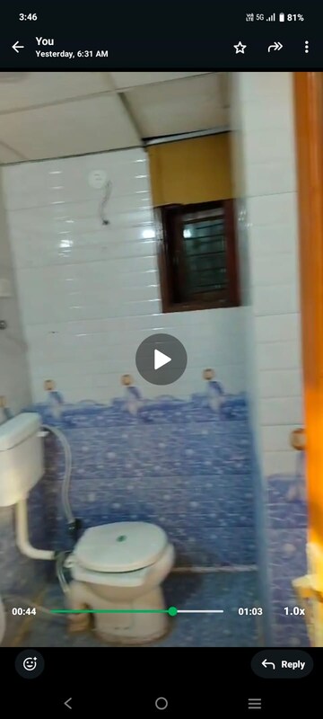 Bathroom in 2 BHK Builder Floor at Mittal Rajnagar Residency, Raj Nagar Extension – for Sale