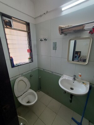 Bathroom in 2 BHK Apartment at Siddharth Nagar CHS Goregaon, Goregaon West – for Rent