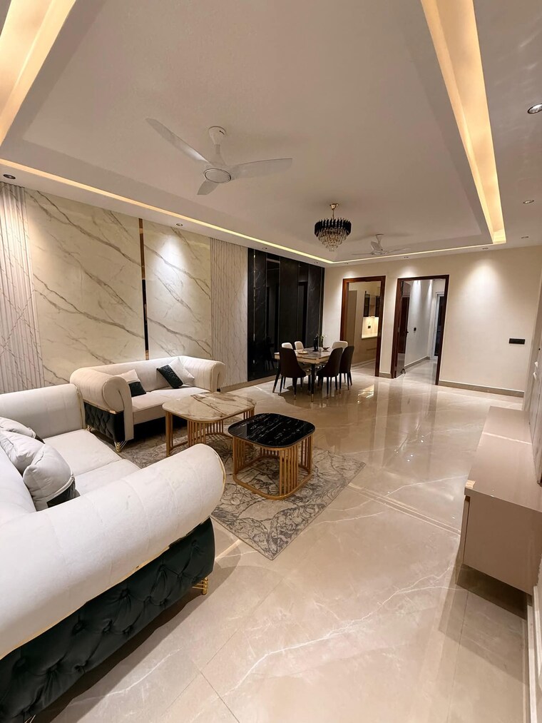 Living Room, bptp-district 3 Bedroom 1600 Sq.Ft. Builder Floor In Sector 81 Faridabad 9339501