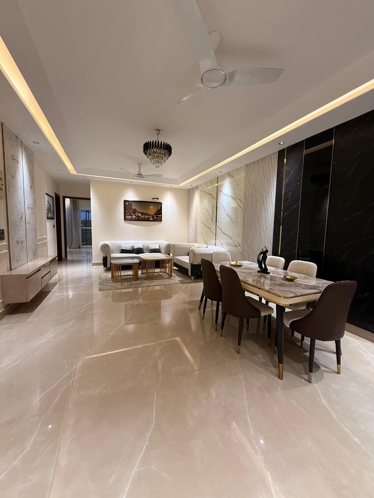 Living Room, bptp-district 3 Bedroom 1600 Sq.Ft. Builder Floor In Sector 81 Faridabad 9339501