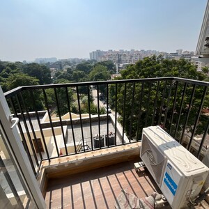 Balcony in 1 BHK Apartment at Chandigarh Citi Center, Vip Road – for Rent