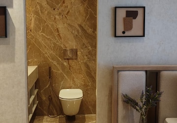 Bathroom in 4 BHK Apartment at Adani Ten BKC, Bandra East – for Rent