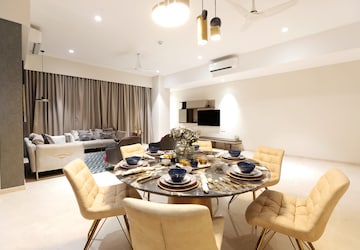Master Bedroom in 4 BHK Apartment at Adani Ten BKC, Bandra East – for Rent
