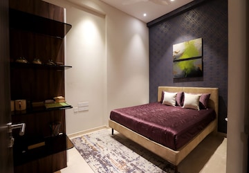 Living Room in 4 BHK Apartment at Adani Ten BKC, Bandra East – for Rent