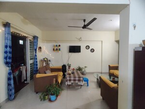 Living Room in 2 BHK Apartment at Kunal Icon, Pimple Saudagar – for Rent