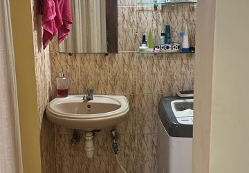 Bathroom in 2 BHK Apartment at Porvorim – for Rent