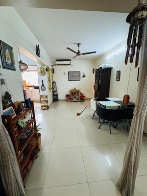 Living Room in 3 BHK Apartment at B.U.Bhandari Everglade, Kharadi – for Rent