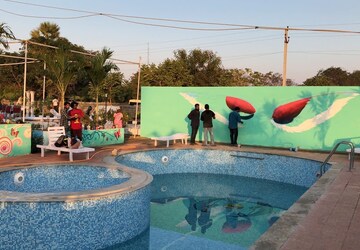 Swimming Pool in 2 BHK Villa at Suchirindia Odyssey, Ghatkesar – for Sale
