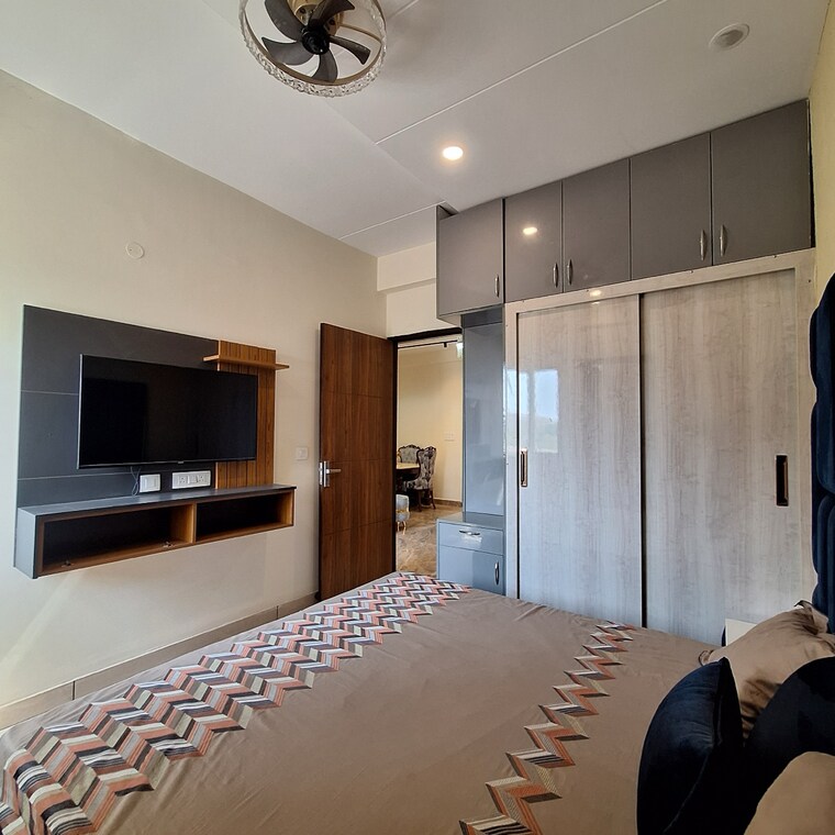 Bedroom, patiala road 3 Bedroom 1350 Sq.Ft. Builder Floor In Patiala Road Zirakpur 9340055