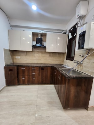 Kitchen in 2 BHK Builder Floor at Saket – for Rent