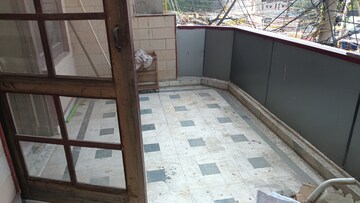 Balcony in 2 BHK Builder Floor at Vaishali Sector 2 – for Rent