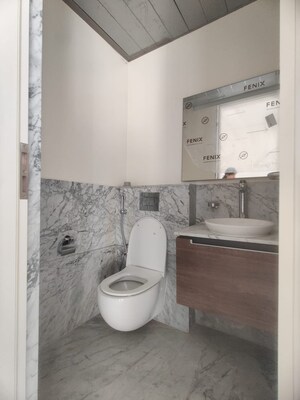 Bathroom in 3 BHK Apartment at VTP Hilife Phase 2, Wakad – for Rent