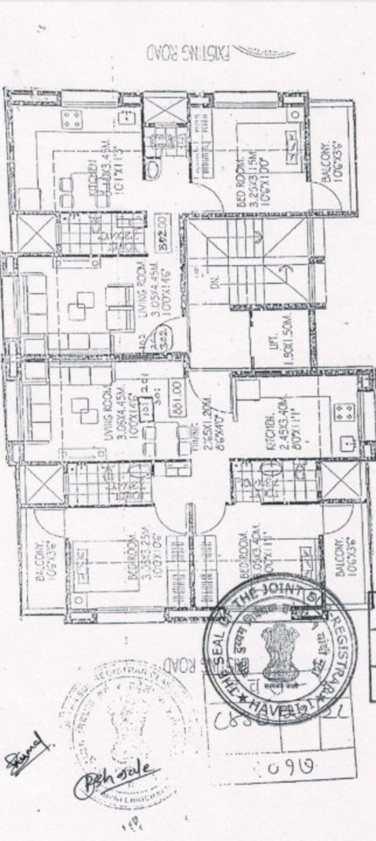 Floor Plan, mangalmurti-apartments 1 Bedroom 490 Sq.Ft. Apartment In Vishal Nagar Pune 9340118