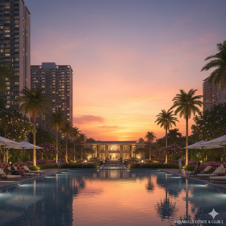 Exterior View, indiabulls-estate-and-club 3 Bedroom 2464 Sq.Ft. Apartment In Sector 104 Gurgaon 9340458