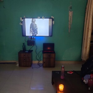 Living Room in 1 BHK Apartment at Nirman CHS Malad West, Swamy Vivekananda Road – for Rent