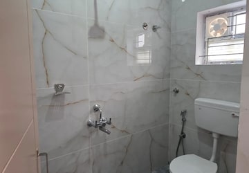 Bathroom in 3 BHK Apartment at Kaggadasapura – for Rent