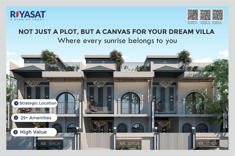 Exterior View, the-riyasat-sankalp  1119 Sq.Ft. Plot In Lodhivali Navi Mumbai 9340618