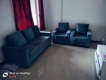 Living Room in 3 BHK Apartment at Kasturi Epitome, Wakad – for Rent