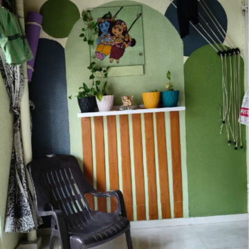 Team Area in 2 BHK Apartment at GK Rose Mansion, Jambhe – for Rent