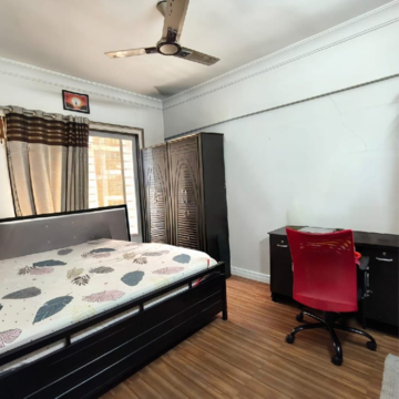 Bedroom in 2 BHK Apartment at GK Rose Mansion, Jambhe – for Rent