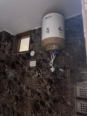 Bathroom in 2 BHK Builder Floor at Nirman Vihar – for Rent