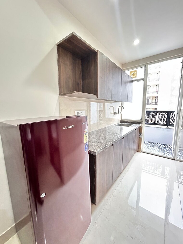 Kitchen, sector 55 1 Bedroom 450 Sq.Ft. Builder Floor In Sector 55 Gurgaon 9340841