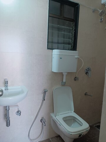 Bathroom in 1 BHK Apartment at Conwood Astoria, Goregaon East – for Rent