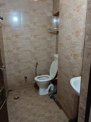 Bathroom in 2 BHK Builder Floor at Nirman Vihar – for Rent