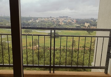 Balcony in 3 BHK Apartment at LandCraft River Heights, Raj Nagar Extension – for Rent