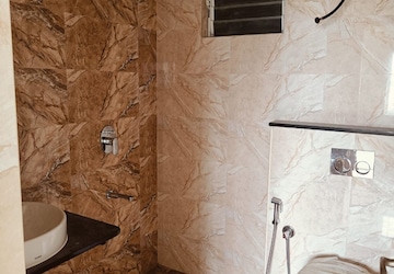 Bathroom in 3 BHK Apartment at LandCraft River Heights, Raj Nagar Extension – for Rent