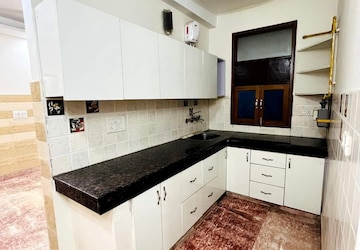 Kitchen in 2 BHK Builder Floor at Nirman Vihar – for Rent