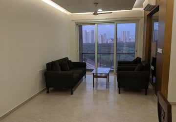 Living Room in 3 BHK Apartment at Lodha Fiorenza, Goregaon East – for Rent