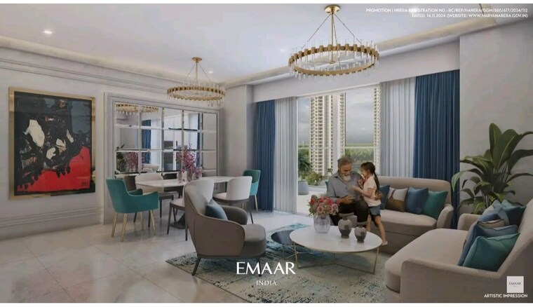 Living Room, emaar-amaris 3 Bedroom 2150 Sq.Ft. Apartment In Sector 62 Gurgaon 9341036