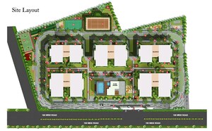 Master Plan in 4 BHK Apartment at Shangrila Abbham, Kismatpur – for Sale