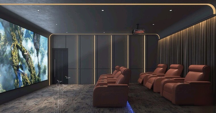 Living Room, shangrila-abbham 4 Bedroom 5000 Sq.Ft. Apartment In Kismatpur Hyderabad 9341052