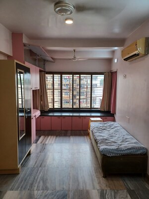 Bedroom in 1 BHK Apartment at Prayag Heights, Dindoshi – for Rent