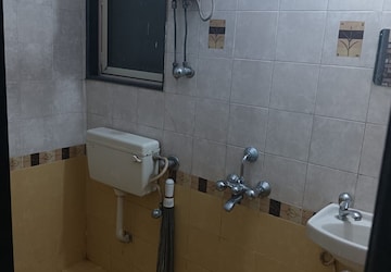 Bathroom in 1 BHK Apartment at Bhoomi Park, Malad West – for Rent