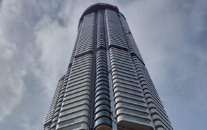 Staircase in 3 BHK Apartment at Omkar 1973, Worli – for Rent