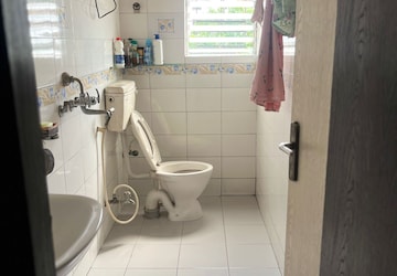 Bathroom in 3 BHK Apartment at Zahra Tower, Worli – for Rent